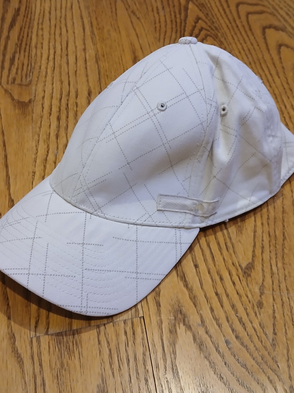 Roots Off White Men's Baseball Cap with Grid Stitching